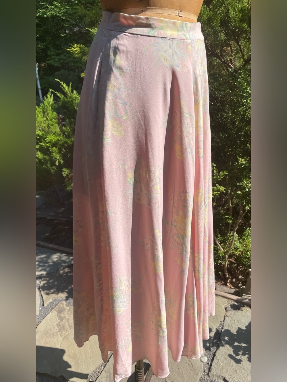 Ralph Lauren Purple Label 100% Silk Floral Midi - Picture 3 of 17